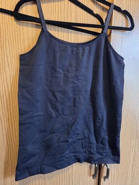 Shapermint Black Slim-Strap Cami Top